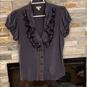 Grey/blue blouse